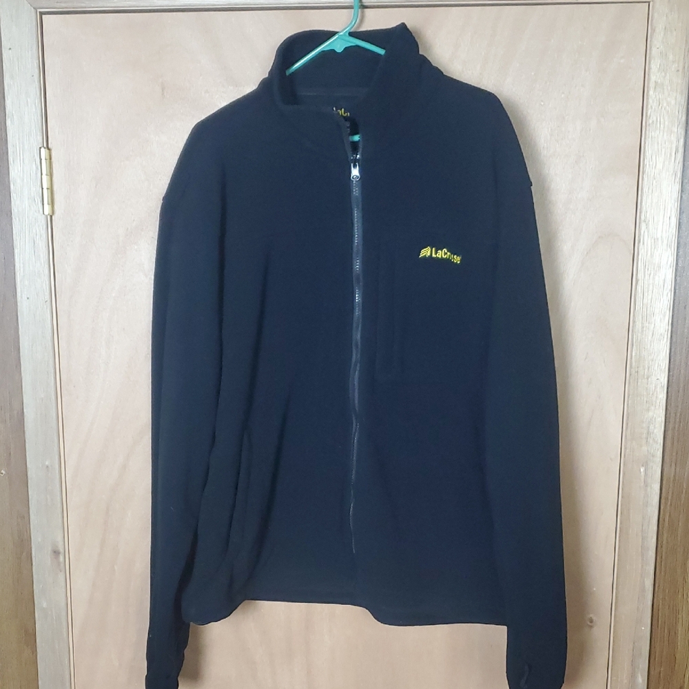Mens LaCosse Zip Up Fleece Jacket Size XL